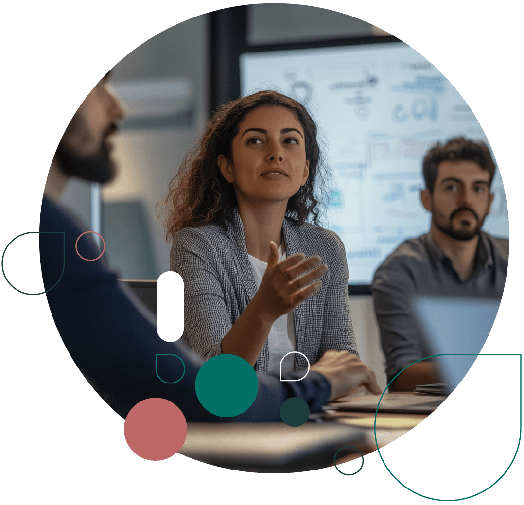 A team of data scientists and engineers collaborating