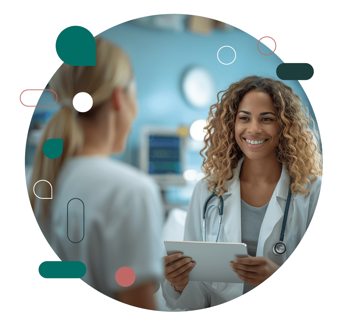 Pharmacist working in hospital pharmacy