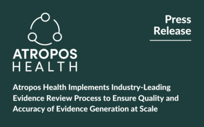 Atropos Health Introduces Scientific, Multi-Layered Evidence Review Process for Studies in Alexandria®, the Atropos Evidence™ Library